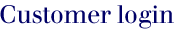 Customer login